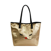 2017新款時(shí)尚個性亮片手提袋 動物閃亮 PU皮材質(zhì)